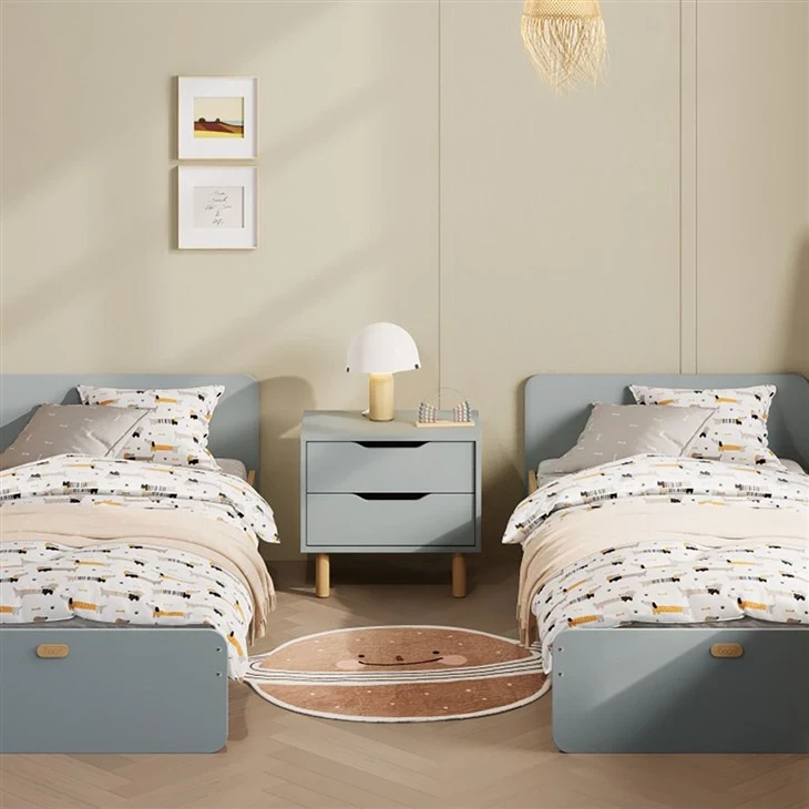 Lit simple avec ensemble de matelas